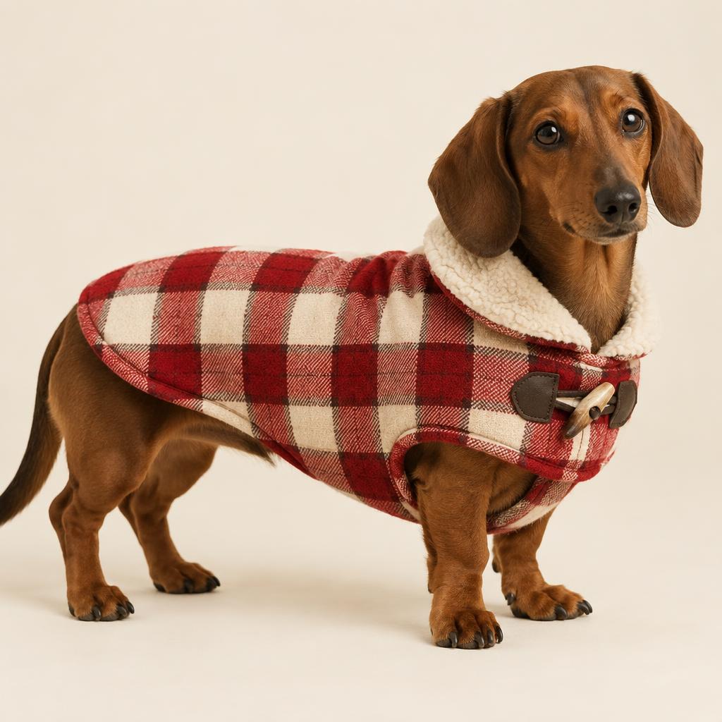 Plaid Holiday Coat